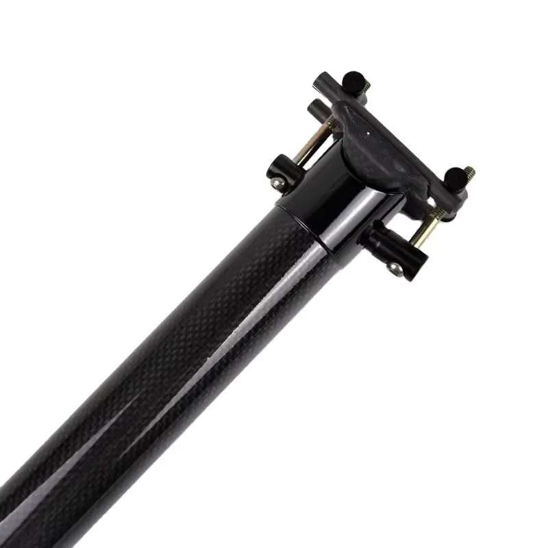 33.9 * 580 mm Folding Bike Carbon Seatpost Adjustable Remove Control Dropper Post Bicycle Seat Post