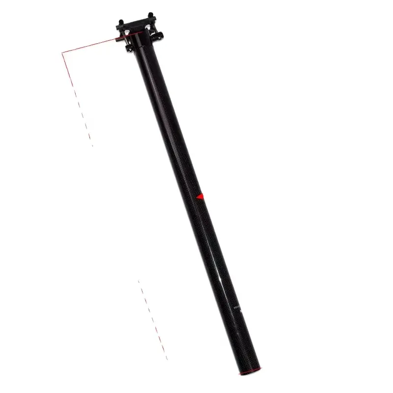 33.9 * 580 mm Folding Bike Carbon Seatpost Adjustable Remove Control Dropper Post Bicycle Seat Post