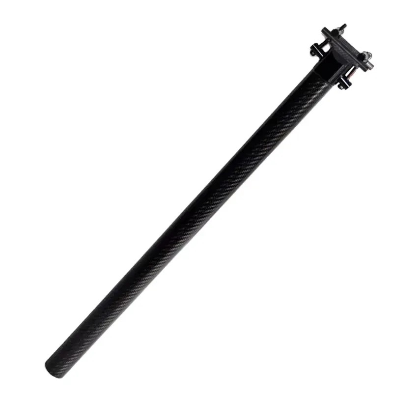 33.9 * 580 mm Folding Bike Carbon Seatpost Adjustable Remove Control Dropper Post Bicycle Seat Post