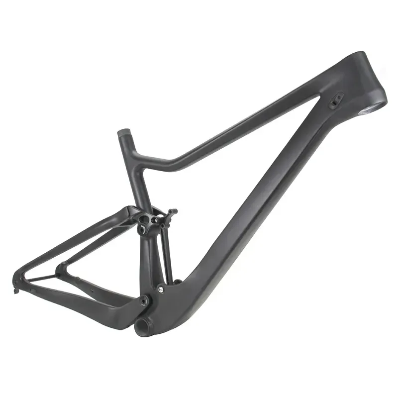 Full Suspension MTB Carbon Frame Fit for 27" 29.5" Tire Mountain Bicycle Carbon Frame Set