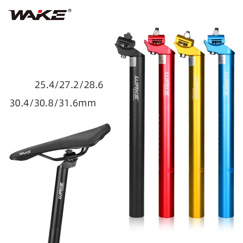 High Quality Bike Parts 25.4 27.2 28.6 30.4 30.8 31.6mm Dropper Post Aluminum Bicycle Seat Tube Mountain Bike Seatpost 350mm Length Bicycle Seat Post