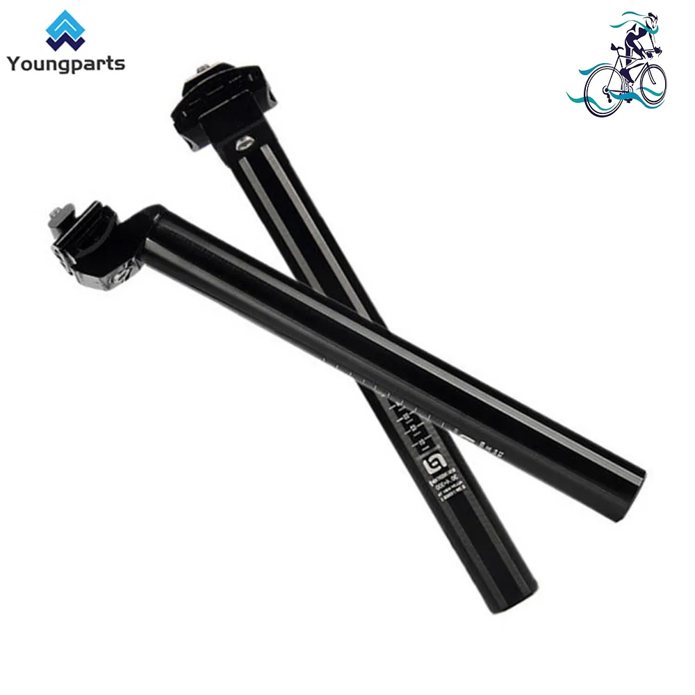 Youngparts Bike Seat Post Shock Absorber Aluminium Alloy for Mountain Bike 27.2*350mm Suspension Seatpost